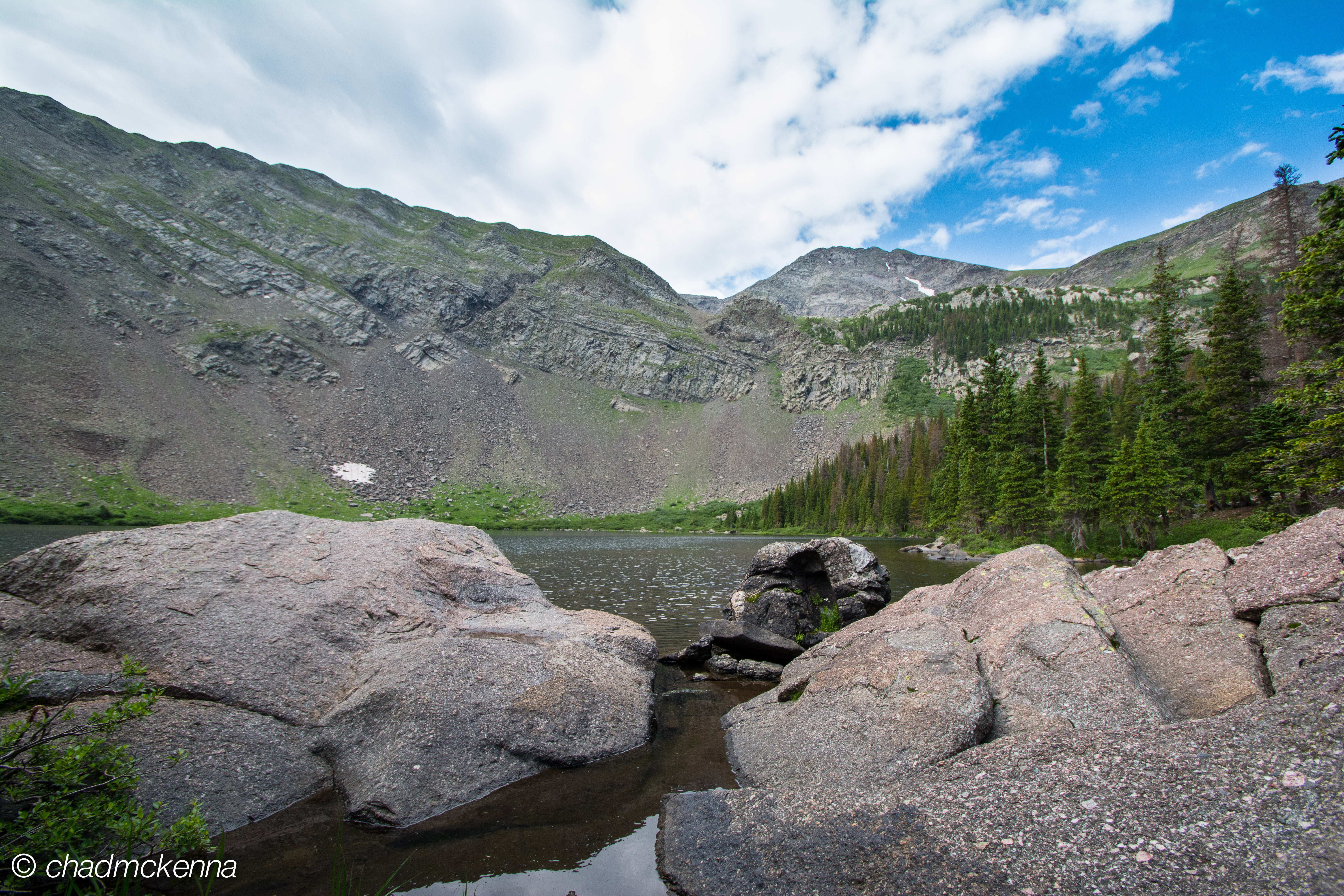 The lake